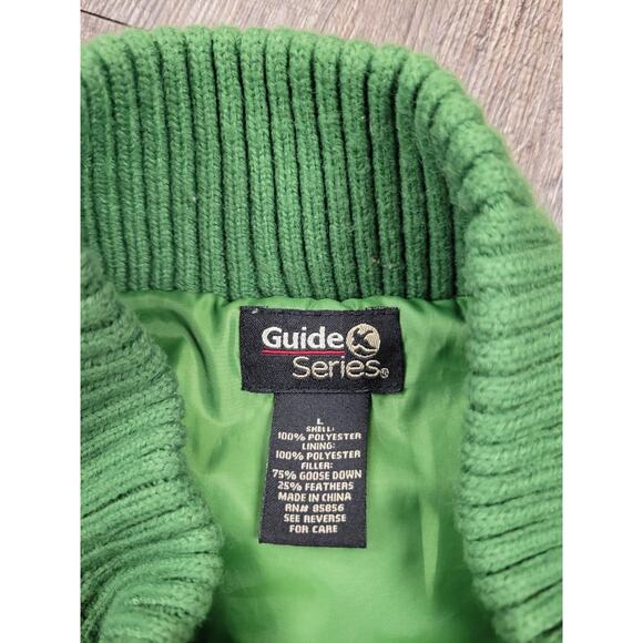 Gander Mountain Guide Series Green Goose Down Women's Puffer Vest Size Large - Picture 5 of 6